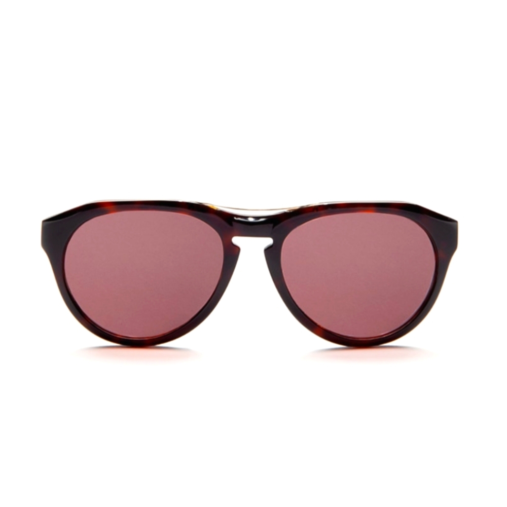 Yunizon Avec Dark Tortoise Sunglasses Rose Lenses Medium